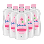 Johnsons Baby Moisturising Massage Oil 300ml  - Pack of 6 - 300ml