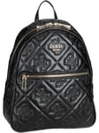 GUESS Women's Vikky Ii Backpack, Black Logo, One size