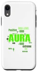 Coque pour iPhone XR Graphique vert Max Aura Green