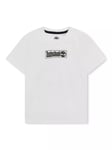 Timberland Kids' Logo Graphic Organic Cotton T-Shirt, White