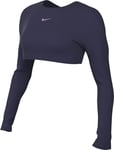 Nike NP Dri-Fit Crop Sweatshirt Purple Ink/Purple Cosmos/Rush L