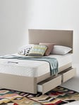 Silentnight Celine Memory Miracoil Sprung Divan Bed With Storage Options (Headboard Not Included) - Firm