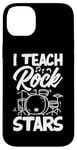 Coque pour iPhone 14 Plus J'enseigne aux stars du rock un professeur de musique drôle