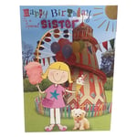 Special Sister Female Juvenile Birthday Card Girl Greeting Card New