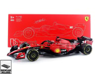 BBURAGO 1/18 - FERRARI F1 SF-23 - SEASON CAR 2023 (C. LECLERC) 16820LE