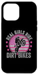 Coque pour iPhone 15 Plus De vraies filles font du vélo tout-terrain pour les amateurs de motocross
