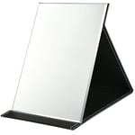 OSDUE Miroir de Maquillage, Portable Table Miroir Pliable, Super HD Miroir Multi Angle Miroir Pliant en Cuir PU, Facile à Transporter Miroir de Voyage, Ultra Fin et Durable Pliable, 15.5x21.5cm