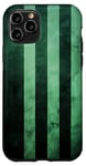 Coque pour iPhone 11 Pro Vert Vintage Rayé IT Dead Lights Pattern --ar 9:16