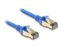 DELOCK – RJ45 Network Cable Cat.8.1 F/FTP Slim 0.3 m blue (80331)