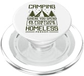 Le camping dépense une fortune pour vivre comme un camping-car sans abri PopSockets PopGrip pour MagSafe