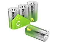 C-batteri R14 GP-batterier Super Alkaline Mangan 1,5 V 4 st