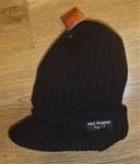 Peaked Beanie Hat Mens Womens Winter Warm Thermal Insulated Short Peak Cap