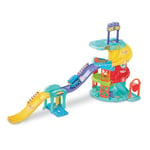 VTech - Tut Tut Bolides, Globetrotter Super Set avec Bus Globe-Trotteur Multilingue, Circuit Voitures, 6 Zones Magiques, Cadeau Enfant de 1 An à 5 Ans - Contenu en 6 Langues