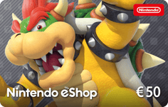 Carte Nintendo eShop 50€ | Carte Prépayée Nintendo eShop | Nintendo eShop Card