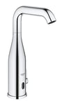 Grohe Essence E | Electronic Washbasin Mixer Tap Bathroom Basin Mixer Tap – 36445000 | 6 V with Mixer Without pop up Waste