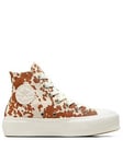 Converse Womens Lift Archives 2.0 High Tops Trainers - Off White, Off White, Size 3, Women