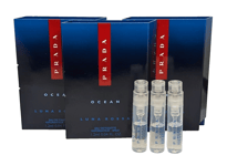 3x Prada Luna Rossa OCEAN Eau de Toilette Mens (3x 1.2 ml Sample) EDT Spray Vial