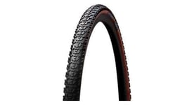 Pneu gravel hutchinson tundra 700 mm tubeless ready souple hardskin bi compound flancs beiges tan