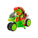 Teenage Mutant Ninja Turtles TMNT Side-Winding and 360 Degree Drift Action Motorcycle Raph's Rad Ride RC Series TMNT Action Toys & Gifts for Children 3+