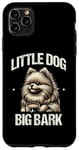 Coque pour iPhone 11 Pro Max Little Dog Big Bark Poméraniens Chien Poméranien