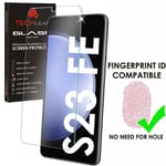 TECHGEAR Finger ID TEMPERED GLASS Screen Protector For Samsung S23 FE 5G