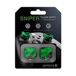 Gioteck STGX - Thumb Grips Xbox Series X/S - Bouchons/Capuchons/Protection en Silicone pour Joysticks Grips Xbox X/S - Antidérapant - Aide a viser - Protection Manette Xbox Series X/S - Camo Vert