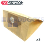 Paper Bags Pack of 5 Compatible with VB394 Numatic NVM-2B Charles Edward George