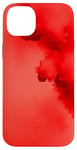 Coque pour iPhone 14 Plus Rouge Art Abstrait Minimal Esthétique