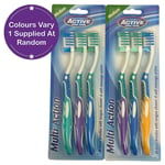 Toothbrush Active Oral Care Multi Action 3 Pack