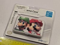 NINTENDO DS DSi OFFICIAL GAME CARTRIDGE CASE HOLDER STYLUS NEW Mario Luigi White