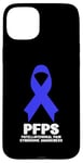 Coque pour iPhone 15 Plus Blue Ribbon PFPS Sensibilisation au syndrome de douleur fémorale rotulienne