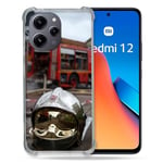 Coque Renforcée pour Xiaomi Redmi 12 5G Pompier Casque Camion