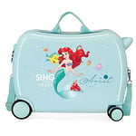 Disney Princesses Valise pour enfant Bleu 50 x 39 x 20 cm rigide ABS Fermeture à combinaison latérale 34 l 1,8 kg 4 roues