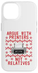 iPhone 14 Ugly Christmas Printer, IT Technician, Computer Office Funny Case