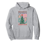 Believe In The Magic Of Christmas Boho Xmas Christmas Tree Pullover Hoodie