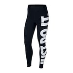 NIKE Women Sportswear Leg-A-See Leggings - Black/White, X-Small