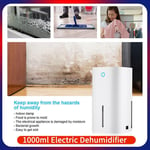 Homeheld  Silent Dehumidifier Electric Air Purifier Dry Moisture  Bedroom1000ml