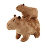 Capybara gnagare marsvin plyschdocka Capyatoa grisar 30cm 30cm