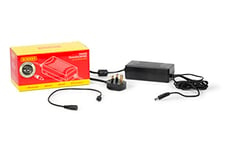 Hornby R7337 15V 4 Amp Transformer (UK) + 15V Power Supply Adapter Bundle - Hornby Accessories for 00 Gauge Track & Train Sets - Compatible with Select Hornby Model Trains, Black