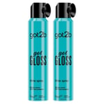 got2b GLOSS hair spray finish for glossy and glass-like hair 200 ml, 2 Pack