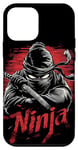 Coque pour iPhone 12 mini Ninja, un samouraï silencieux et l'art de la furtivité