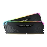 Corsair Vengeance RGB RS Black 32GB (2x16GB) 3200MHz DDR4 Memory Kit - CMG32GX4M2E3200C16