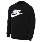 NIKE Men's Club BB Sweatshirt Black, Black, S