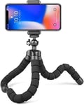 iRhodesy Octopus Phone Tripod Stand Holder with Universal Clip, Phone Tripod Compatible with Phone/Android/Camera GoPro