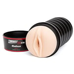 Lovehoney Thrust Pro Ultra Madison Male Masturbator Cup - 5 Inch Realistic Textured Vagina with Suction Control - Vibrator Compatible Male Sex Toy - Waterproof - Flesh Pink