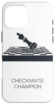 Coque pour iPhone 16 Pro Max Champion d'échecs pour les amateurs de jeu