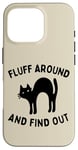 Coque pour iPhone 16 Pro Peluche amusante pour les amoureux des chats