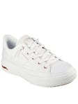 Skechers Arch Fit Arcade Canvas Trainer - White, White, Size 7, Women