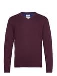 Tom Tailor Basic V-Neck Knit Burgundy