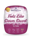 Slumberdown Feels Like Down All Season 15 Tog Duvet - Double